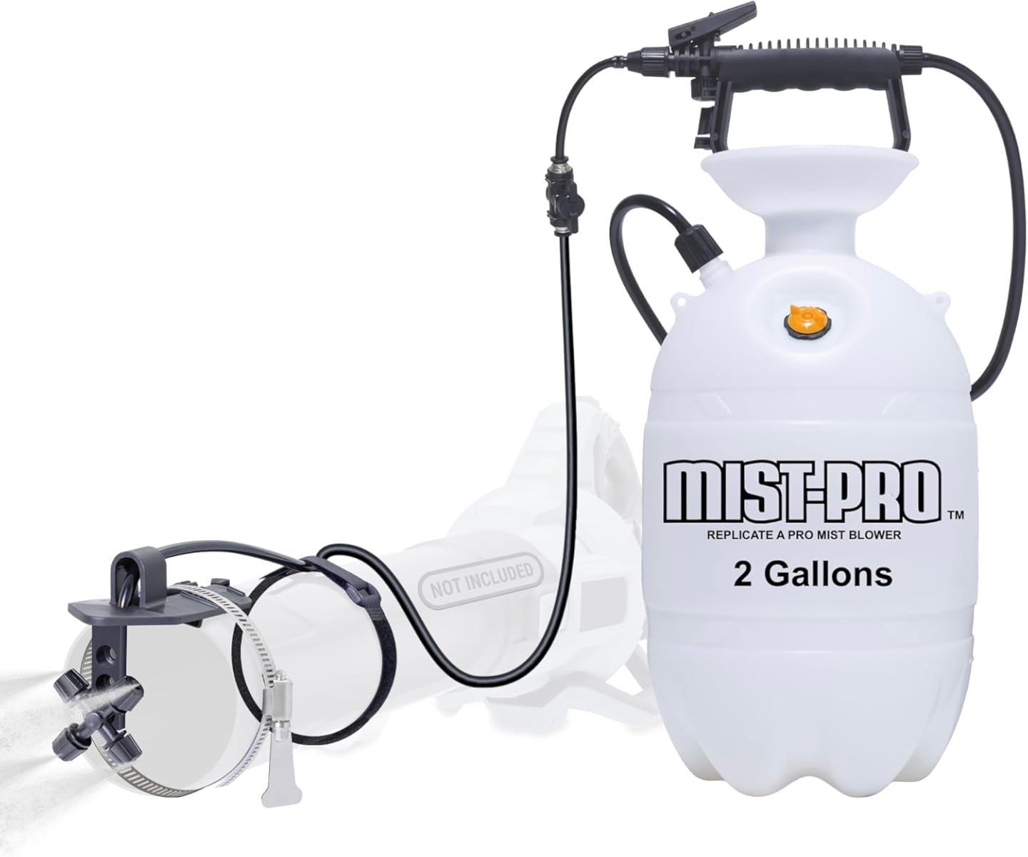 Pesticide Sprayer | Insecticide and Mosquito Mister System | Pest Control System for Fleas, Ticks, and Mosquitos | Kit + Tank Sprayer