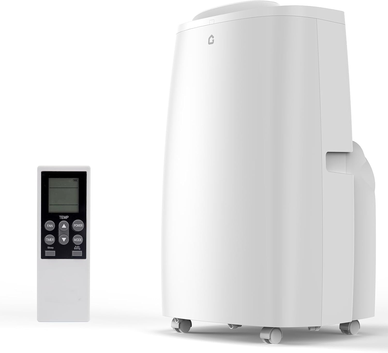 14000 BTU Portable Air Conditioner with Cooling, Dehumidifier and Fan Functions, Standing Cooling, Cools Up to 750 Sq. Ft., Remote Control, LED Display, and Window Venting Kit Included