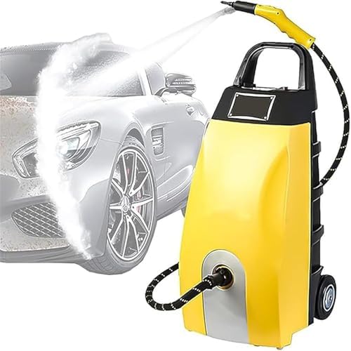 High Pressure Steam Washer Jet Washer, Power Wash 2500W With Accessories, 6-in-1 Multipurpose Portable Steamer, 110℃/230°f High-Temperature Steam, For Grout, Floors, Windows, Car