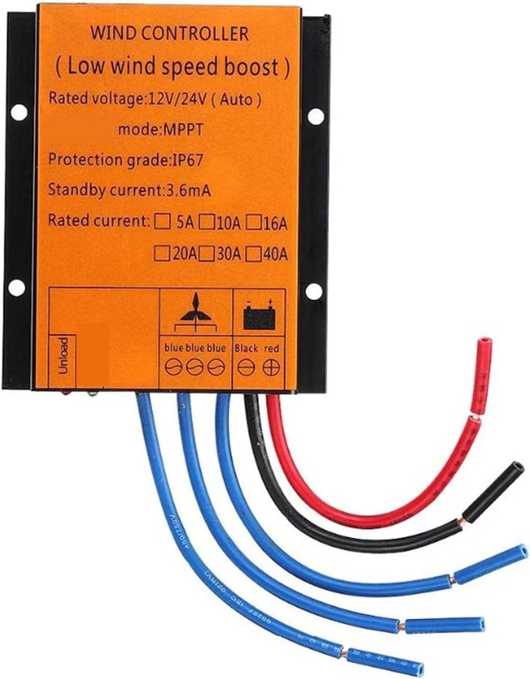 Wind Generator, Low Wind Boost Regulator for Small Windmill Controller for Wind Generator,Wind Turbine(800W)