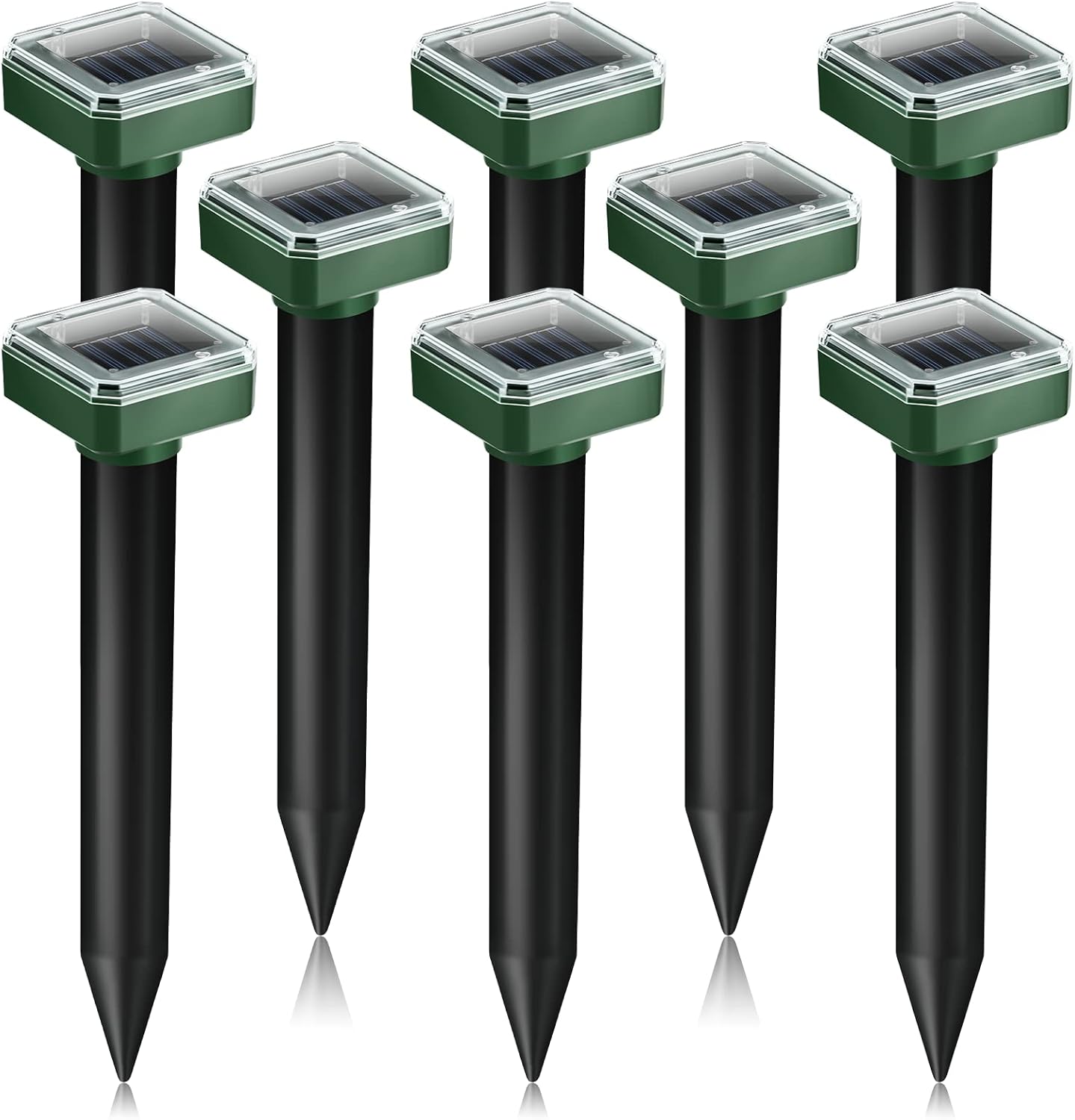 8Pack Solar Powered Gopher Hawk Trap,mole Deterrent for Yard,Gopher Traps That Work bestWaterproof Outdoor,Mole Deterrent Snake Repellent for Yard Lawn,Snake for Yard Lawn 5291126