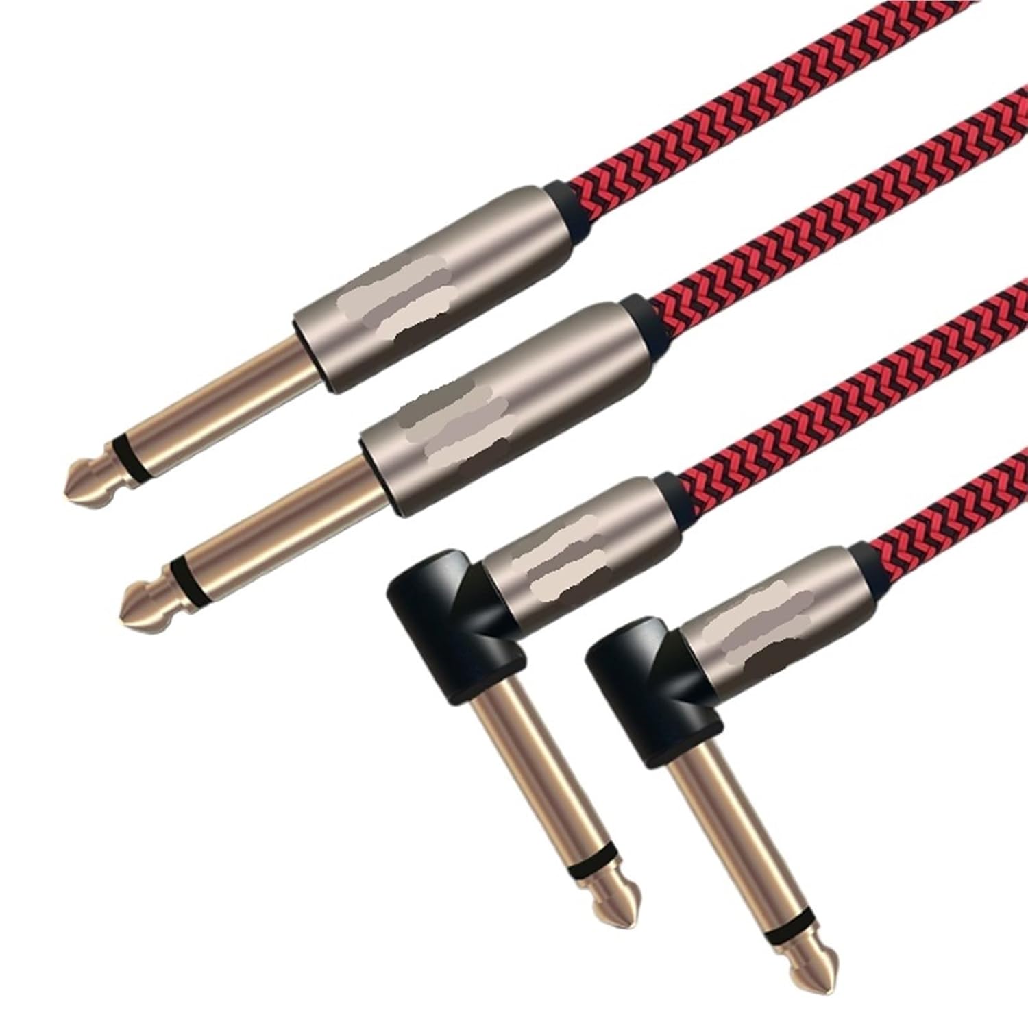 Dual 6.5mm to Dual 6.5mm Audio Cable 1/4