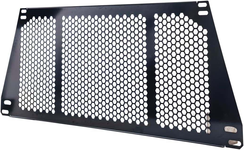Buyers Products 1501155 Window Screen for Truck Ladder Rack, 27 x 70 Inch, Black Powder-Coated Steel, Pickup Truck Contractor Rack Accessories