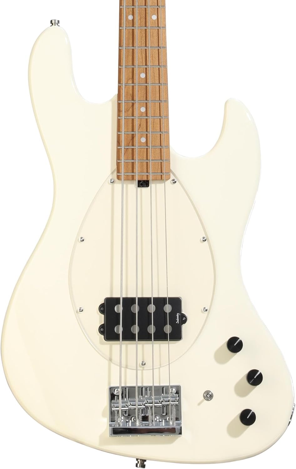 Sadowsky MetroExpress Vintage M Bass Guitar - Solid Olympic White, Roasted Maple Fingerboard