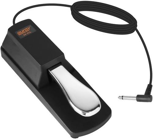 Arturia KeyLab MKII 49 Professional MIDI Controller and Software (White) with 6ft MIDI Cable, Sustain Pedal & Keyboard Dust Cover (Small) Bundle