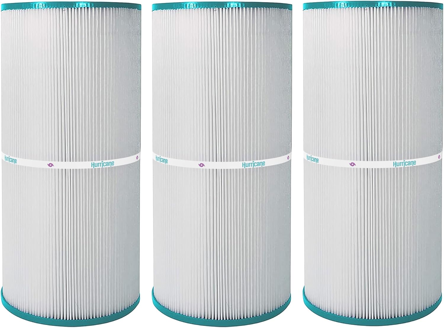 Hurricane Filters HFLIME14-01 3 Pack Advanced Spa Filter Cartridge - Replacement for Filbur FC-3921, Limelight Hot Tub, 2018+ Pulse, Flash, Flair, Prism & Beam, Limelight Watkins