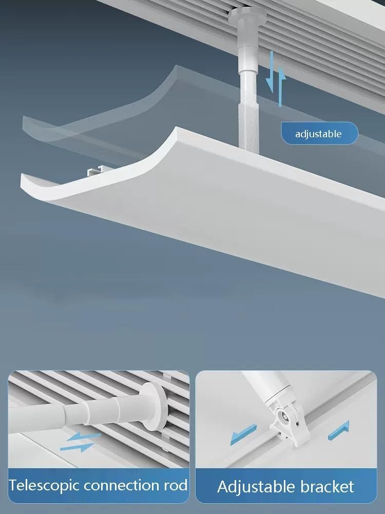 Anti-cold Water Condensation Central Air Conditioning Wind Shield, Suitable for Most Air Conditioners, Anti Direct Blowing