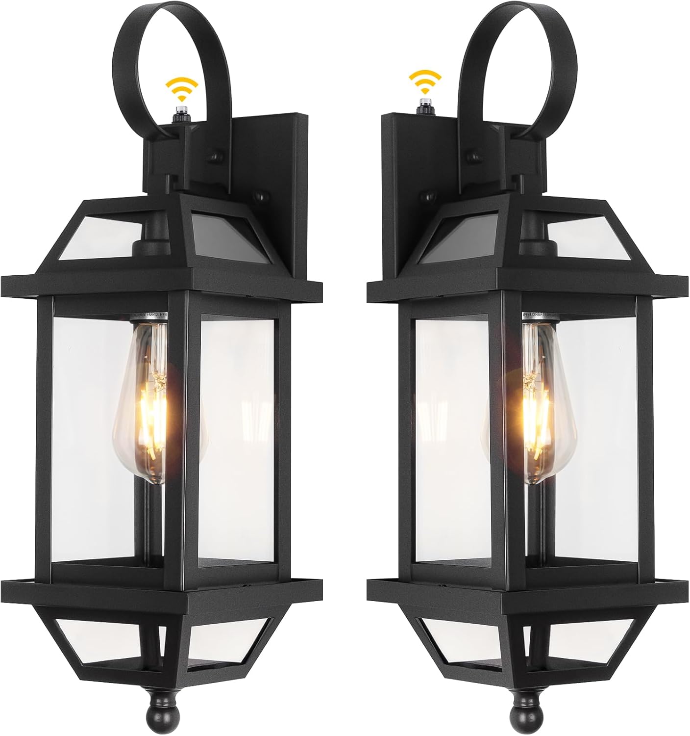 Dusk to Dawn Outdoor Porch Lights, Large Outside Modern Wall Light Fixtures 18