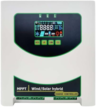 14000W MPPT Wind & Solar Hybrid System Controller - Auto Regulator for 12V, 24V, 48V Home Appliances & Wind Generators - High Efficiency Power Management Solution