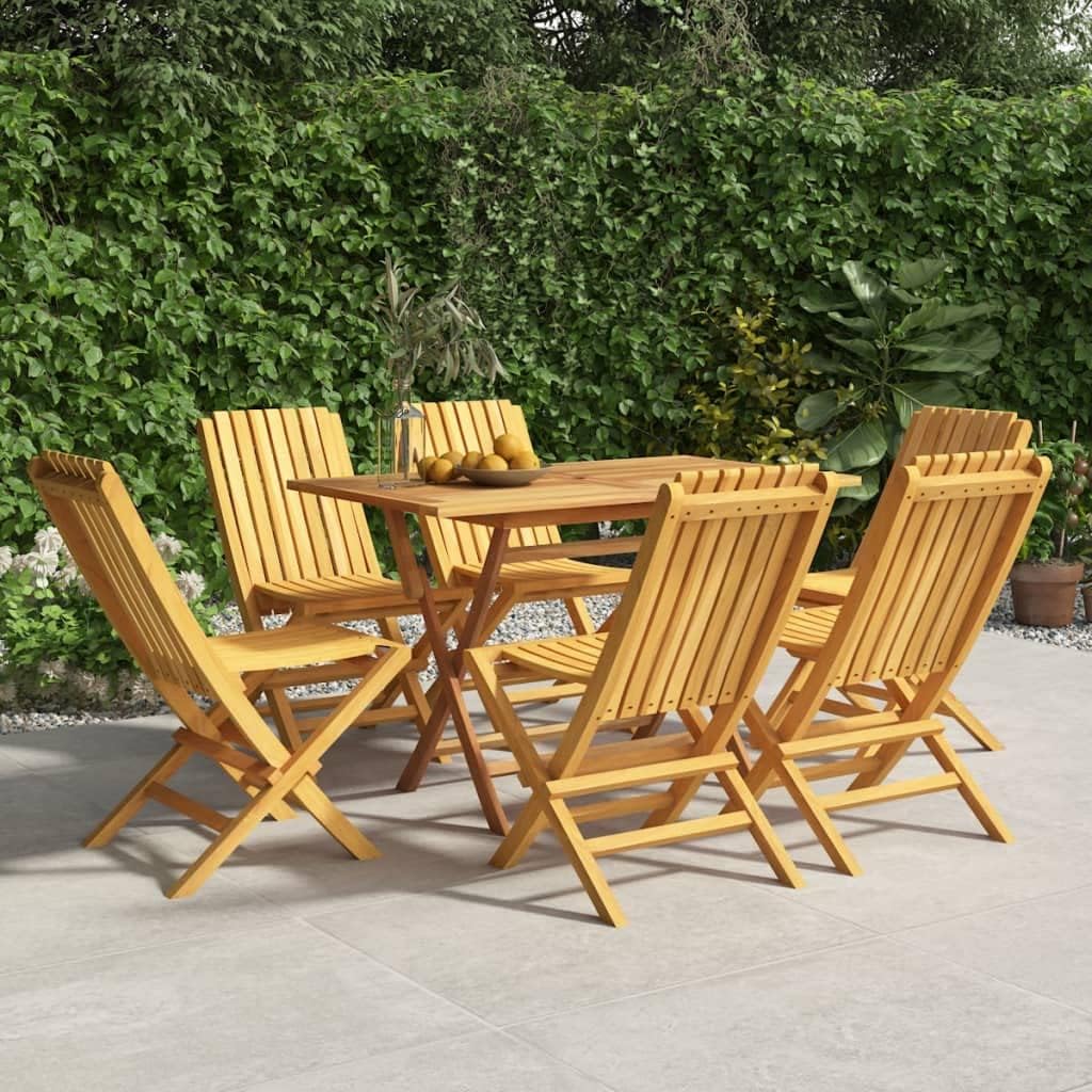 Folding Patio Chairs 6 pcs 18.5