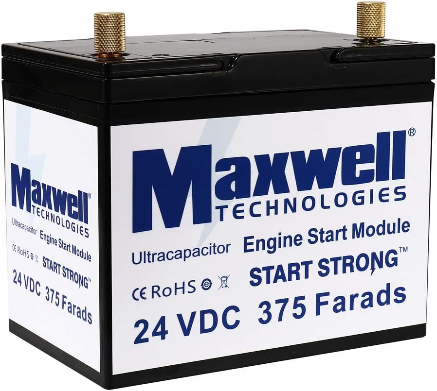 Maxwell Durablue 24V 375F Super Capacitor Solar Power System 3000Farads car Audio Amplifier 12V Engine Start Battery