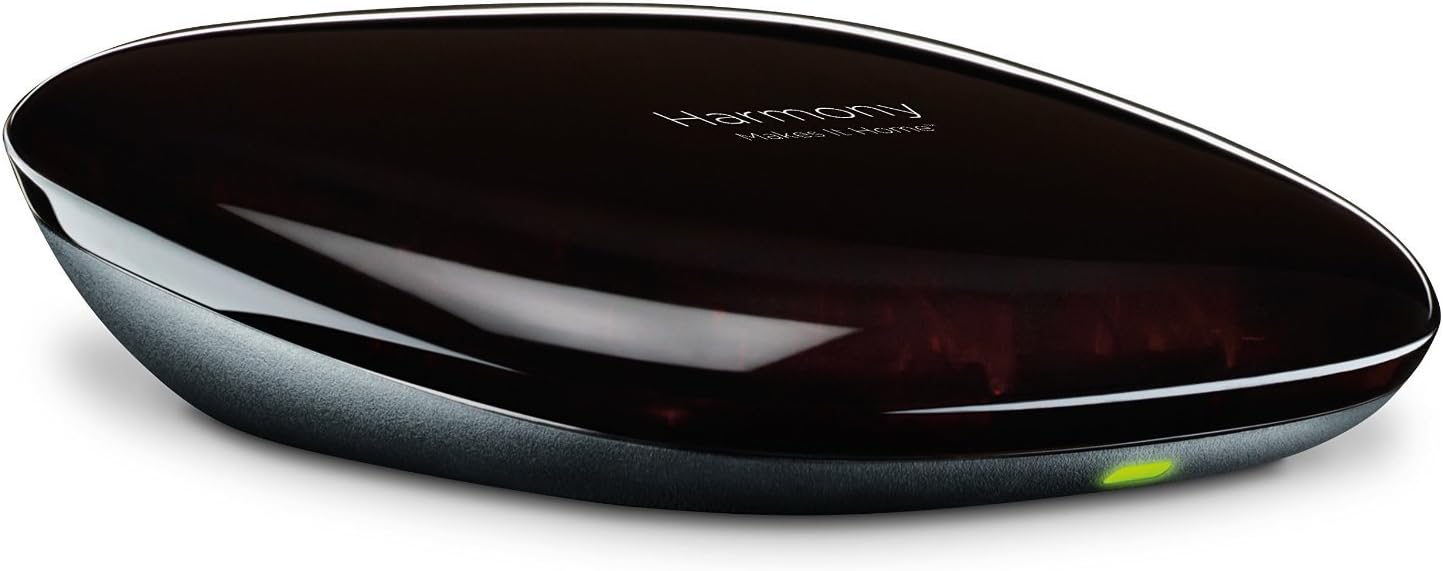 logitech 915-000238 Harmony Home Hub for Smartphone Control of 8 Home Entertainment and Automation Devices (Renewed)