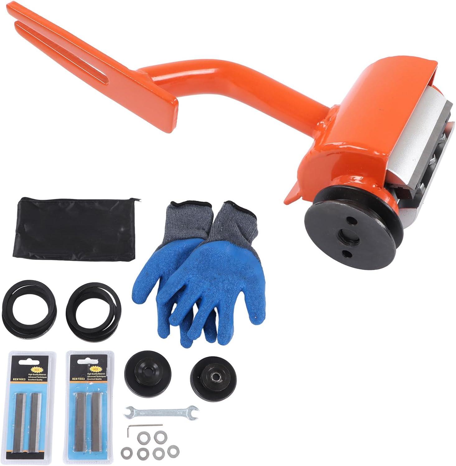 Log Peeler, Log Peeler Debarker with 6 Blades, Die Casting Integrated Forming Technology, for and Chainsaws, Steel Material, Accessories