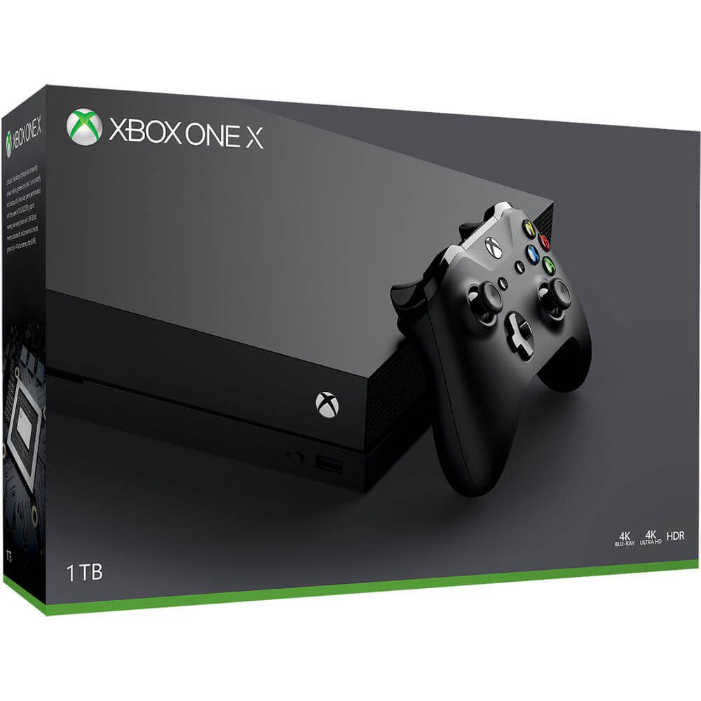 Microsoft Xbox One X 1Tb Console With Wireless Controller: Xbox One X Enhanced, Hdr, Native 4K, Ultra Hd (Discontinued)