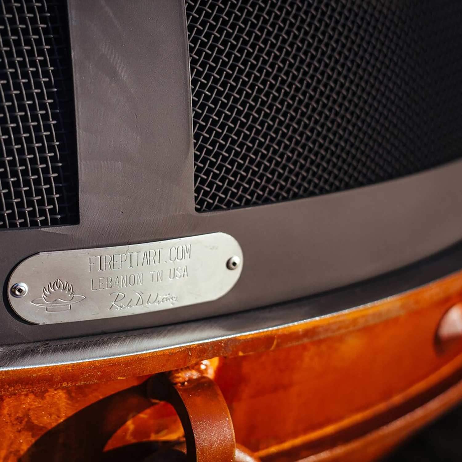 Artisan Spark Guard Fire Pit Spark Screen Size: 16