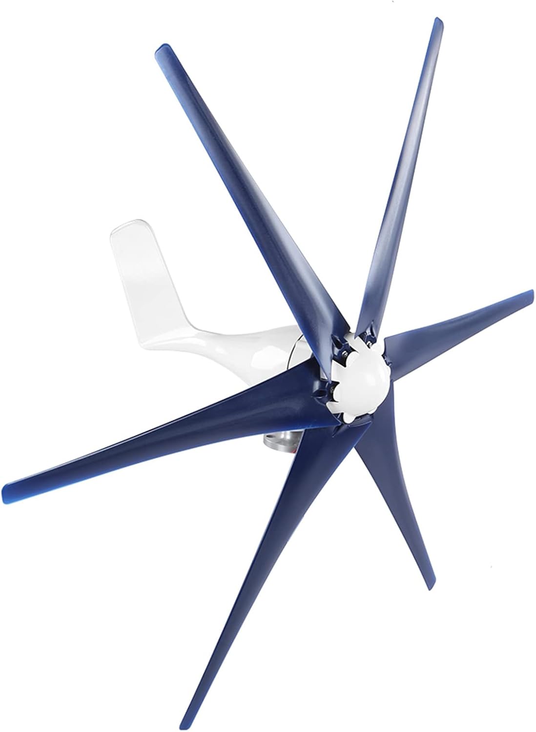300W 6 Blades Mini Wind Turbines Generator, Low Noise Wind Turbines Kit Power Supplies with Controller, Wind Power Supplies(Blue 48V)