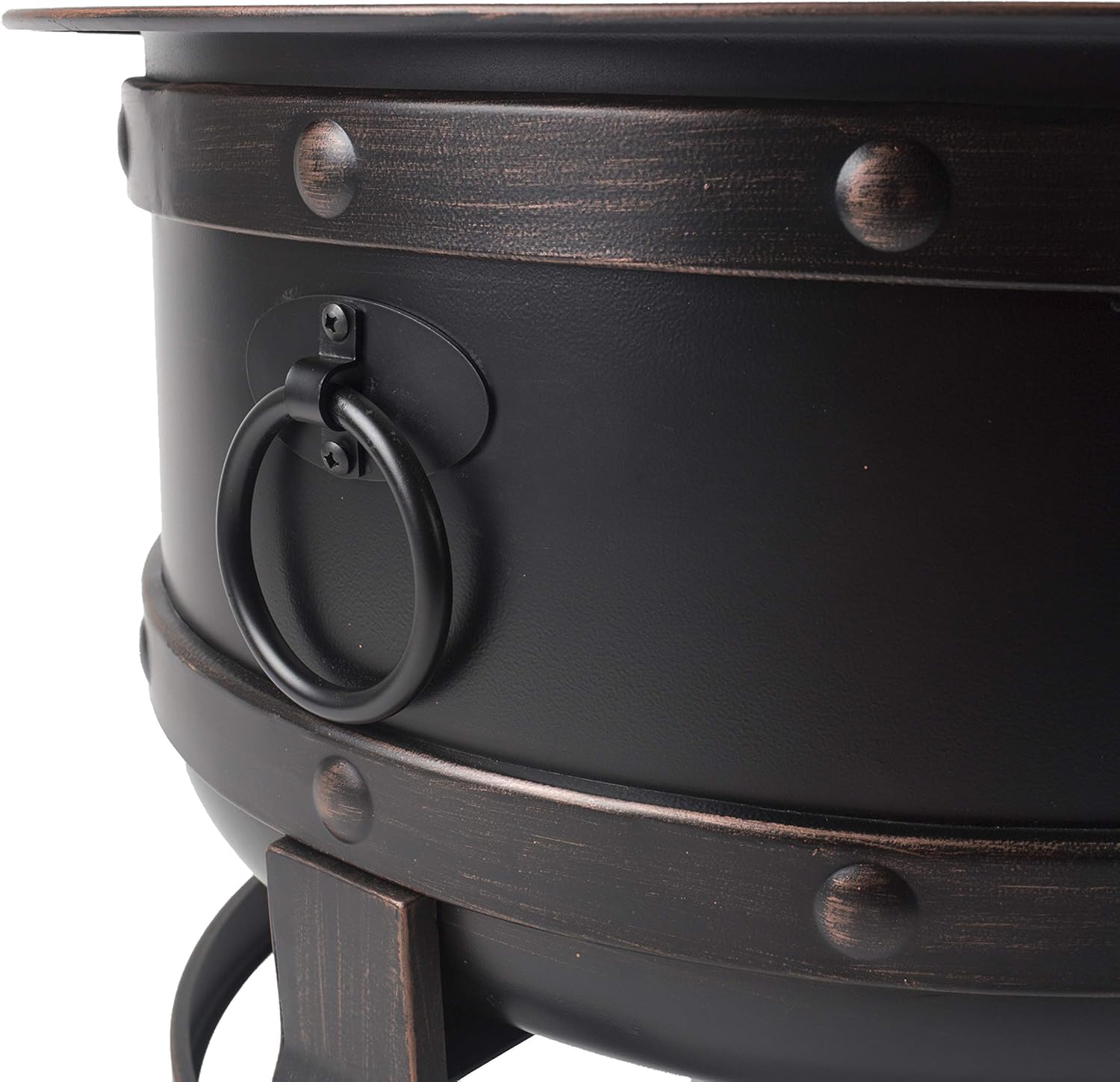 Pleasant Hearth OFW307R Killian fire Pit, Rubbed Bronze
