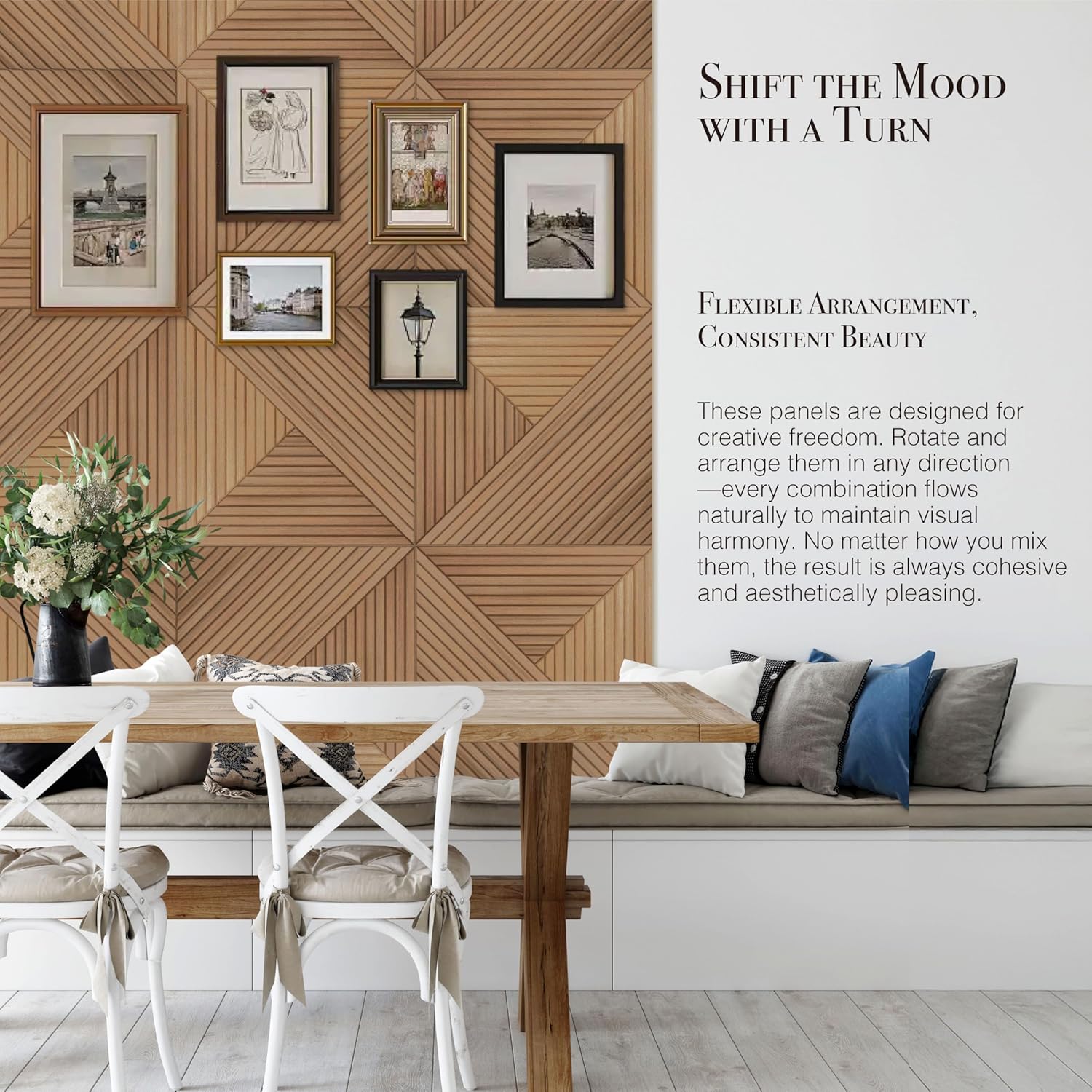 Acoustical Wall Panels, 6-Piece 23.62 X 23.62 Inches Art Acoustic Panels, Decorative Acoustic Panels, Acoustic Wall Panels, Sound Absorbing Wall Art, Arcadian Vortex