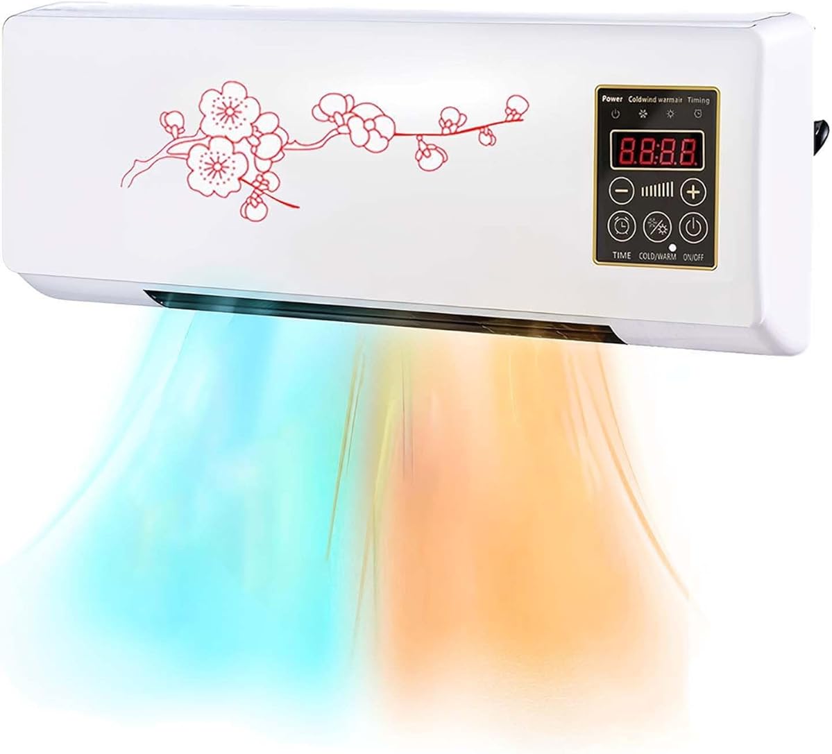 2025 Upgrade Air Conditioner, Portable Air Conditioner Split Max, Wall Mounted Air Conditioners, US Plug 110V, Quiet Operation for Home, Office(Red)