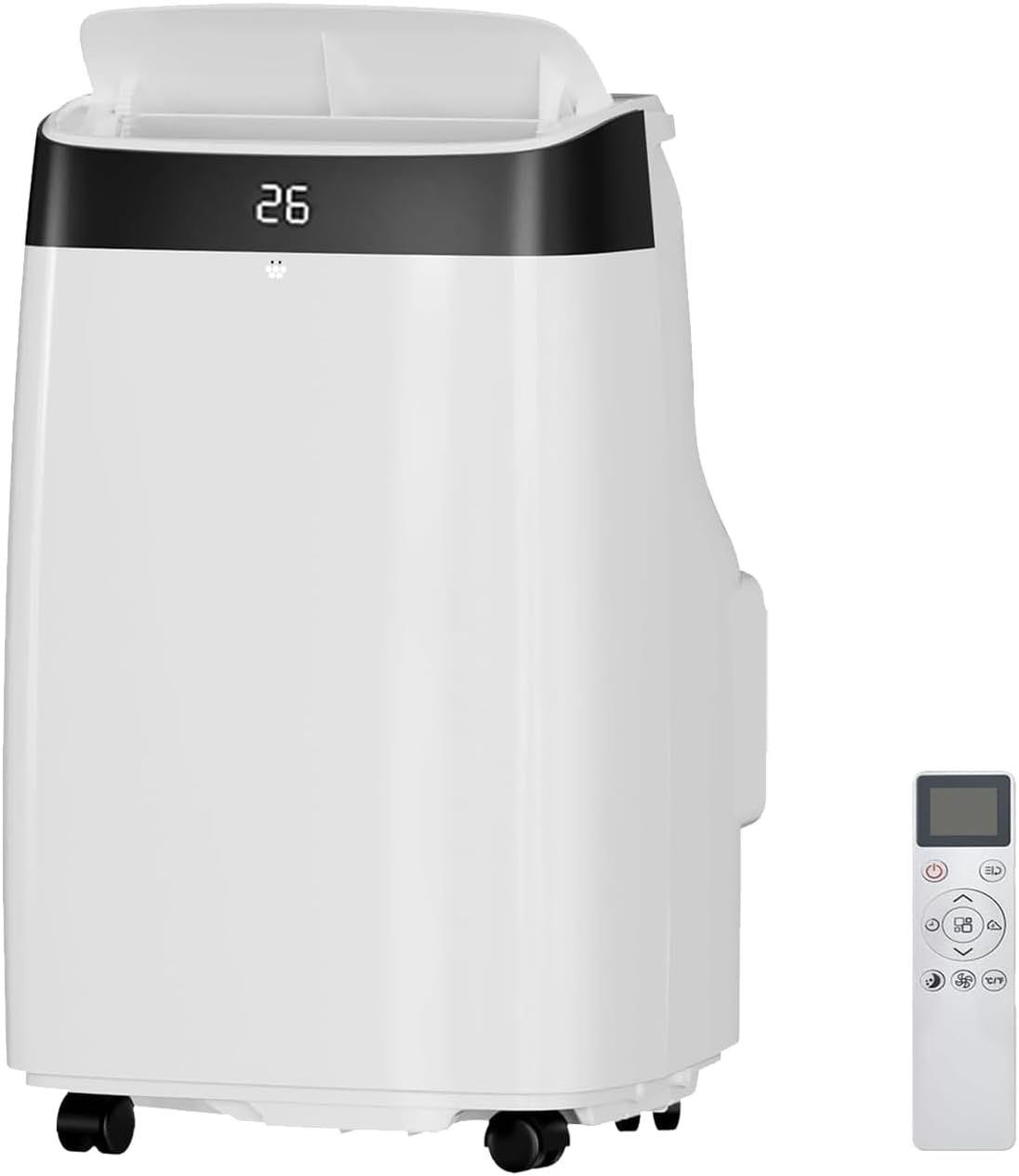 10000 BTU Portable Air Conditioner Cools Up to 450 Sq.Ft, Low Noise 52db/48db,3-In-1 Portable Ac Unit With Dehumidifier & Fan, Remote Control, 24H Timer, Sleep Mode, Includes Window Kit