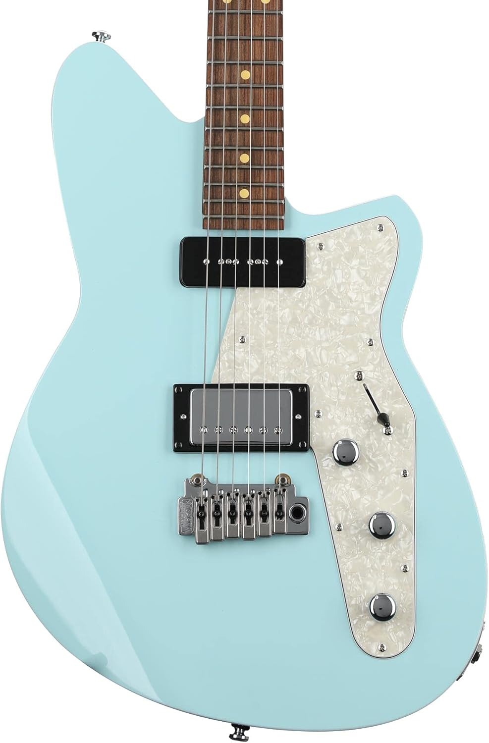 Reverend Double Agent W Electric Guitar with Pau Ferro Fingerboard - Chronic Blue