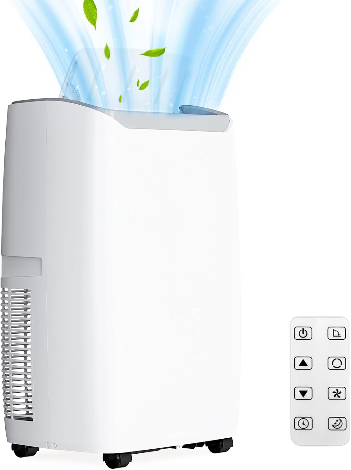 12000 BTU Portable Air Conditioner, 3-In-1 (Cool/Dehumidify/Fan) Portable AC Unit with Remote, LED Touch Control & 24H Timer, Air Conditioners Cools Rooms Up to 550 Sq.Ft for Home, Office & Dorm Room