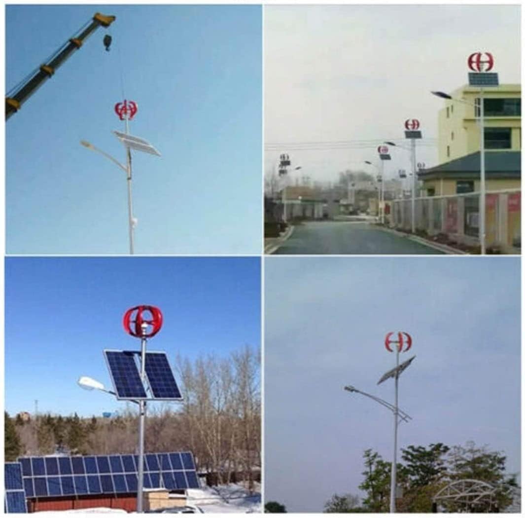 LiuSj JUnSt 5000W Lantern Vertical Axis Wind Turbines Generator AC 12V 24V 48V Wind Turbines Kit Suitable for Family Camping Boat Use