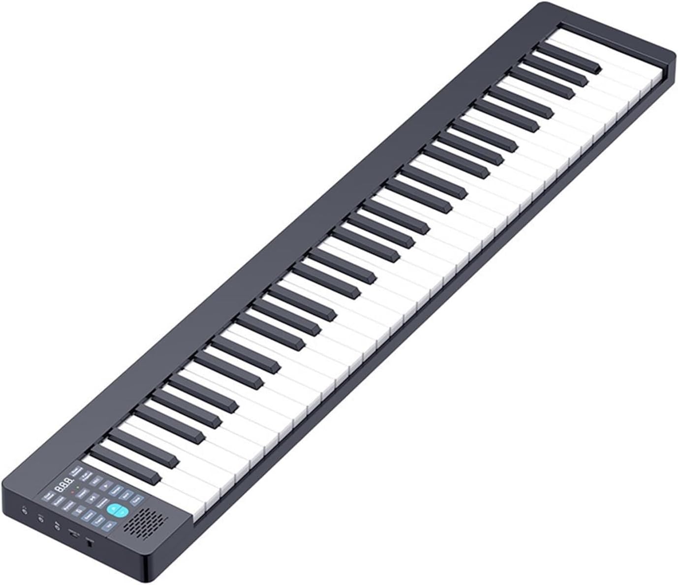 61-Key Full-Size Touch-Sensitive Electric Piano, Portable Travel Keyboard, Bluetooth, MIDI, Rechargeable for Beginners & Teens