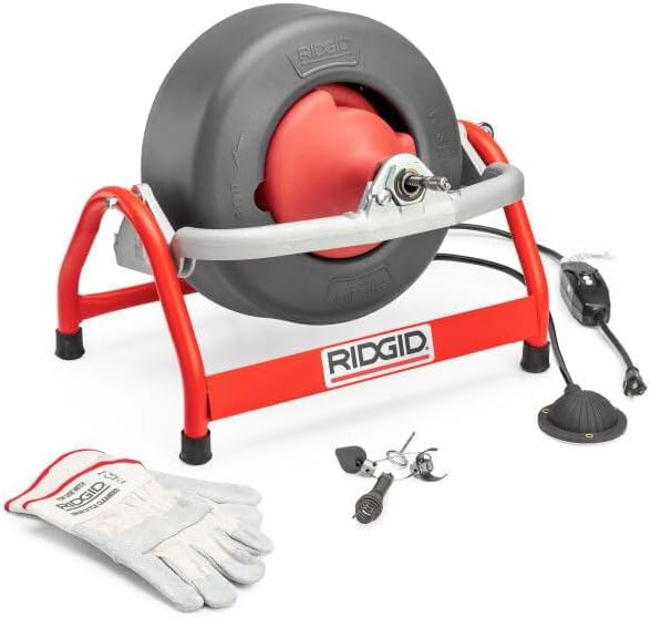 Ridgid 53122 K-3800 W/C-45 Drum Machine For 3/4
