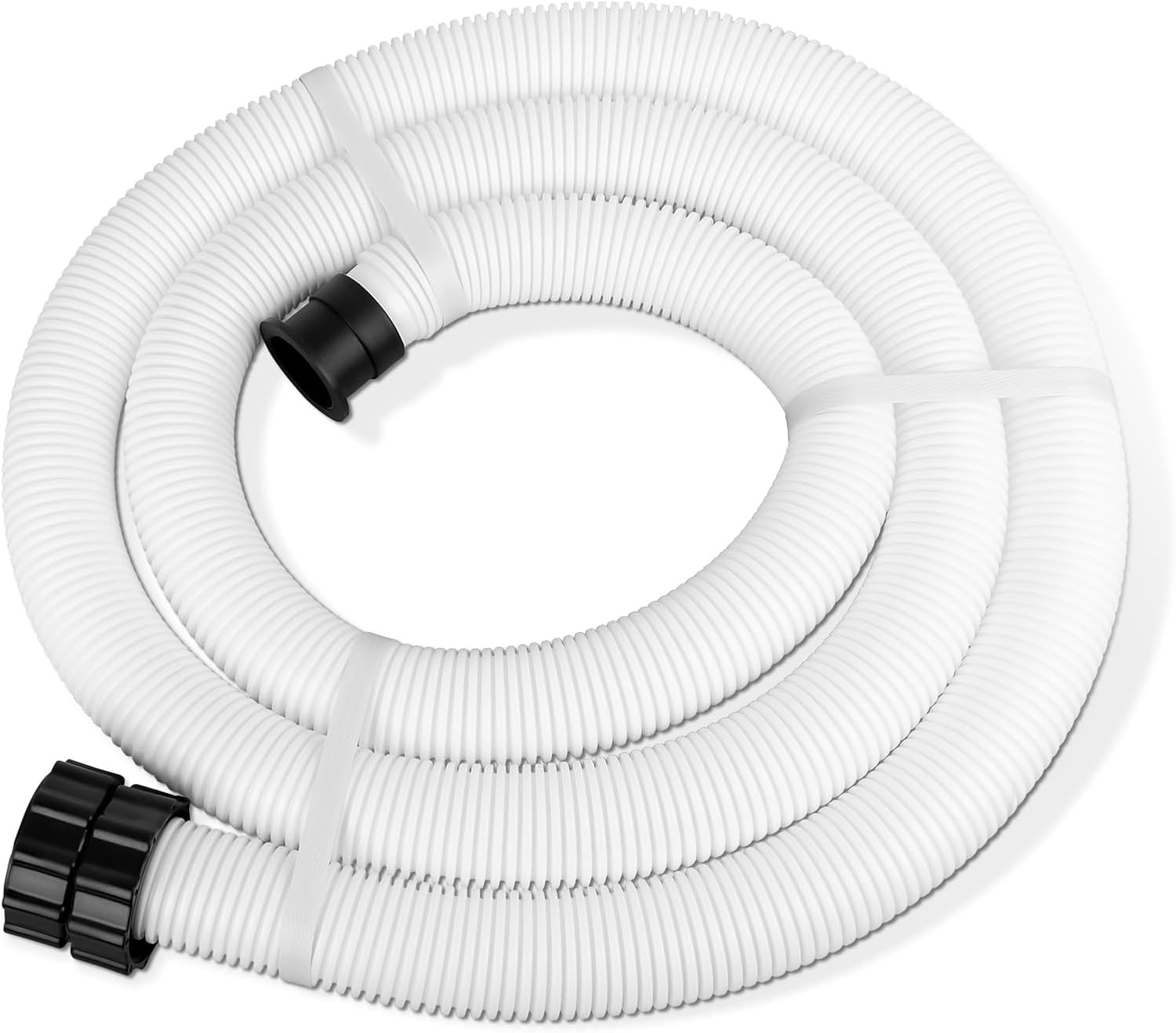 BW58368 Pool Pump Hose Replacement for Above Ground Pool, Sand Filter Pump Hose Compatible with In tex, Cole man Sand Filter Pumps, Pool Heaters and Chlorinators, (1.5 Inch x 9.8 Foot)