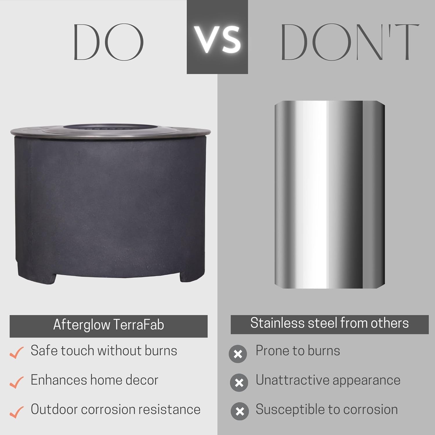 Afterglow Smokeless Fire Pit, 20.5