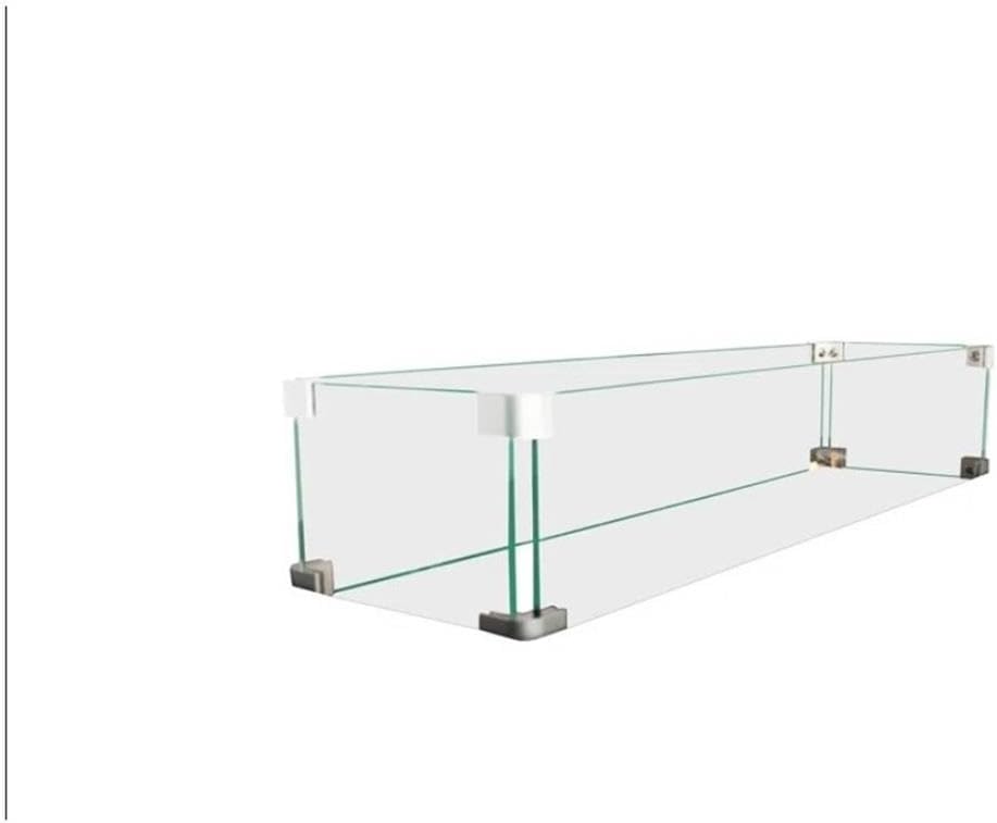 Living Source International Rectangle Fire Pit Flame Guard