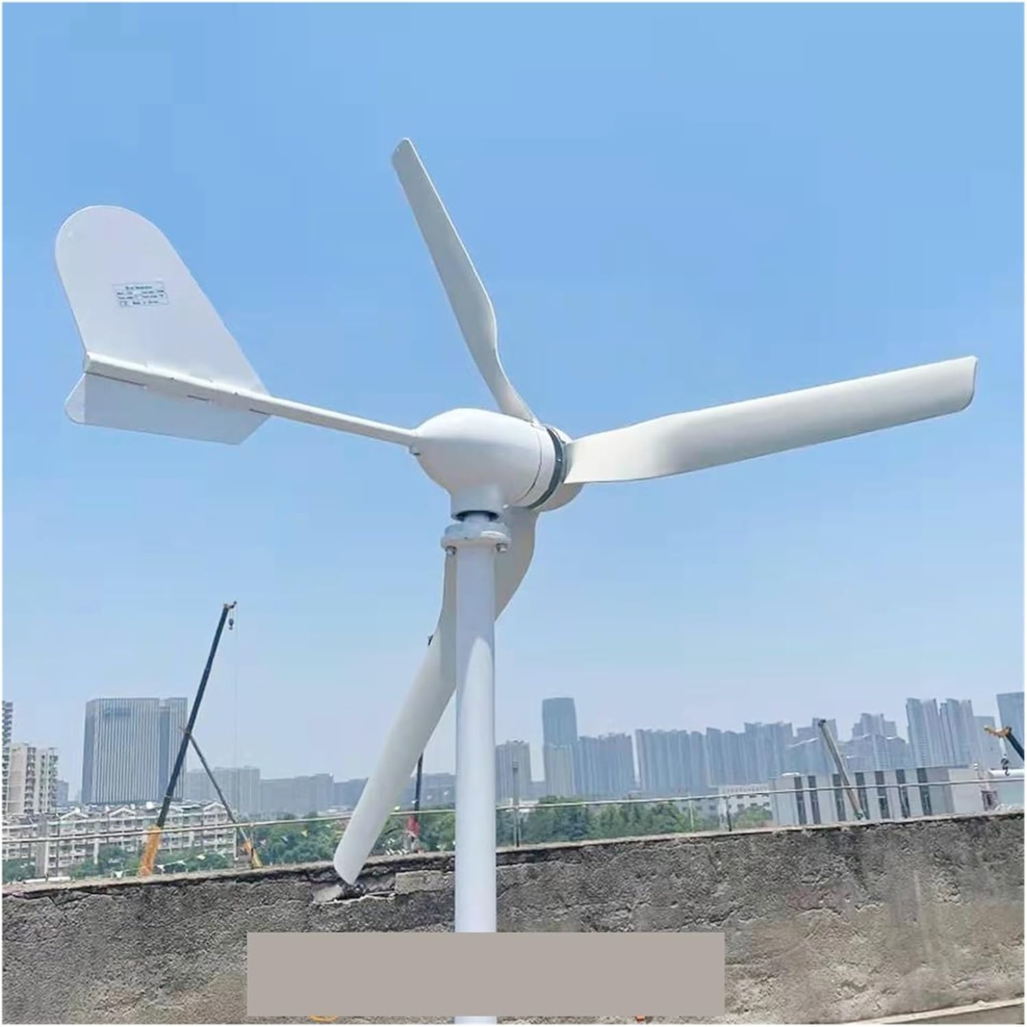 Wind Turbine Generator Kit, 20KW Horizontal Wind Power Turbine Generator for Home Farm Electric Alternator 24V 48V Windmill Three Phase AC for Hybrid Solar Wind System(24V_20KW)