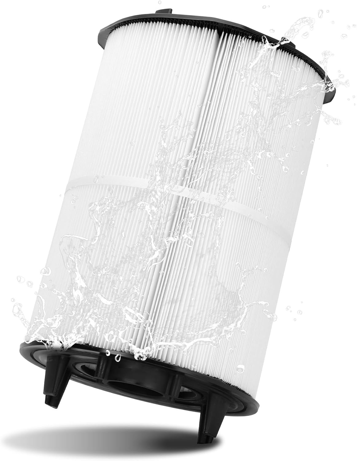 Vikua 27002-0100S Advanced Pool Filter Cartridge, Compatible with pentair sta-rite Module Cartridge Filter System 2 3 PLM100, 100 Sq.Ft. Filtration Area, with Bleeder Assembly