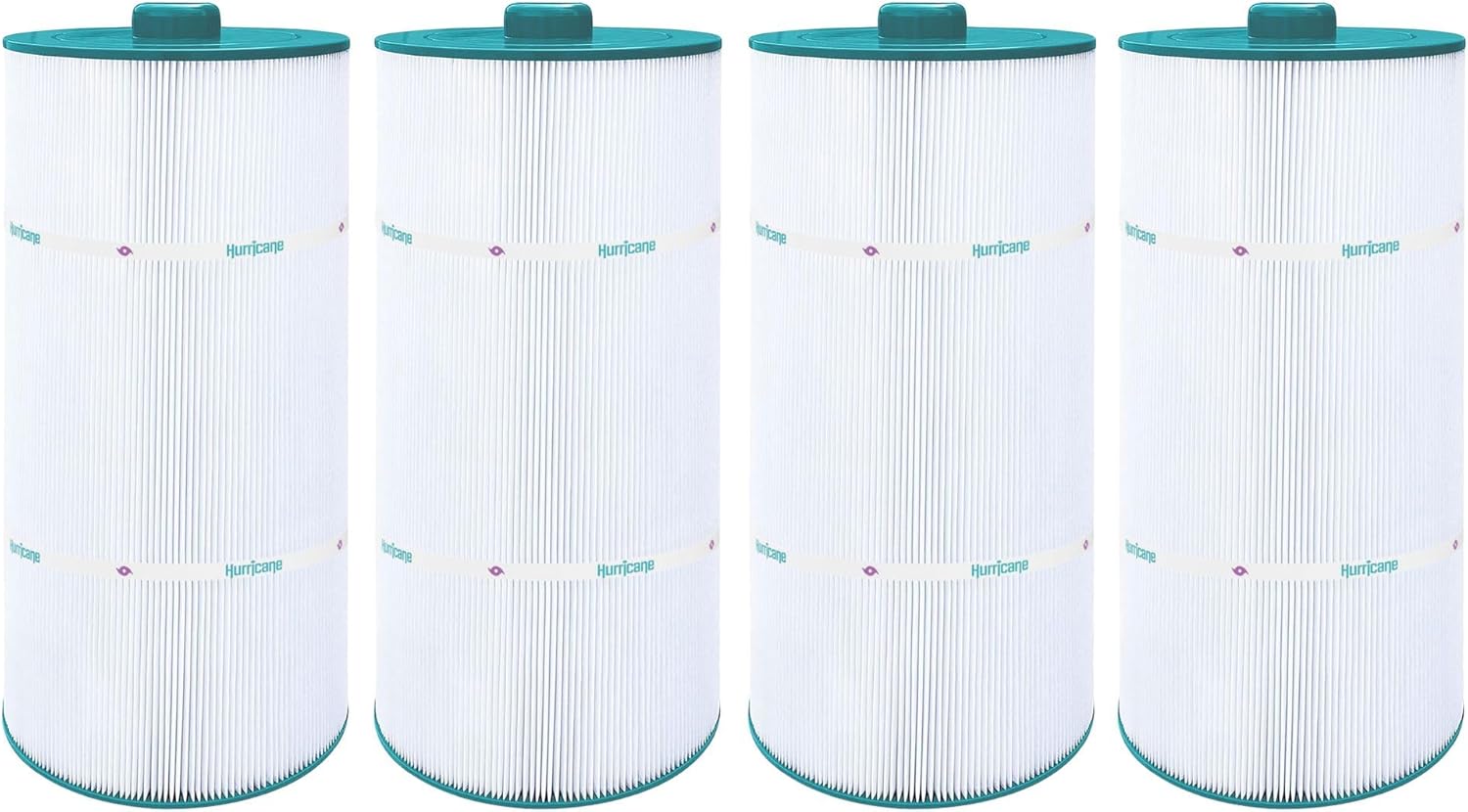 Hurricane Filters HF8326-01 4 Pack Advanced Spa Filter Cartridge - Replacement for PSD125-2000, Unicel c-8326, Filbur FC-2780