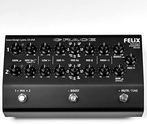 Grace Design Felix 2-Channel Instrument Preamp and Blender (Black)