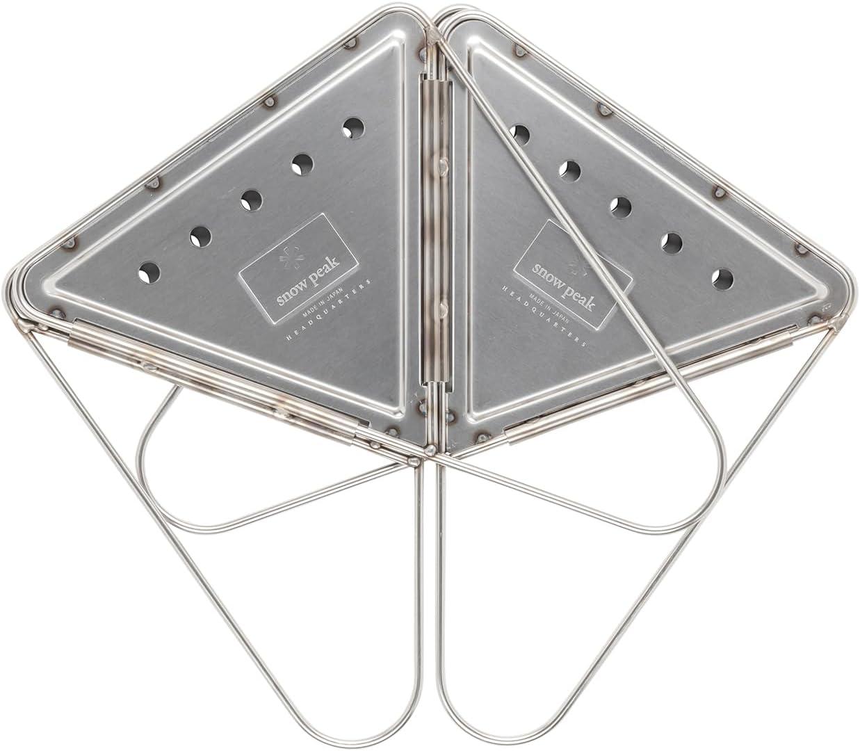 Snow Peak Pack & Carry (S) Fireplace - Made of Durable Stainless Steel - 10.6 x 10.6 x 8.25 in