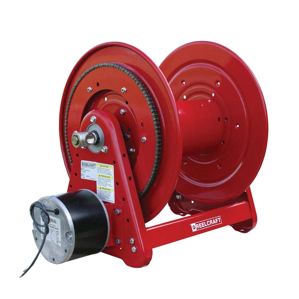 Reelcraft EA33106 L12D Heavy Duty 12V DC Motor Driven Hose Reel, 50' Hose Not Included