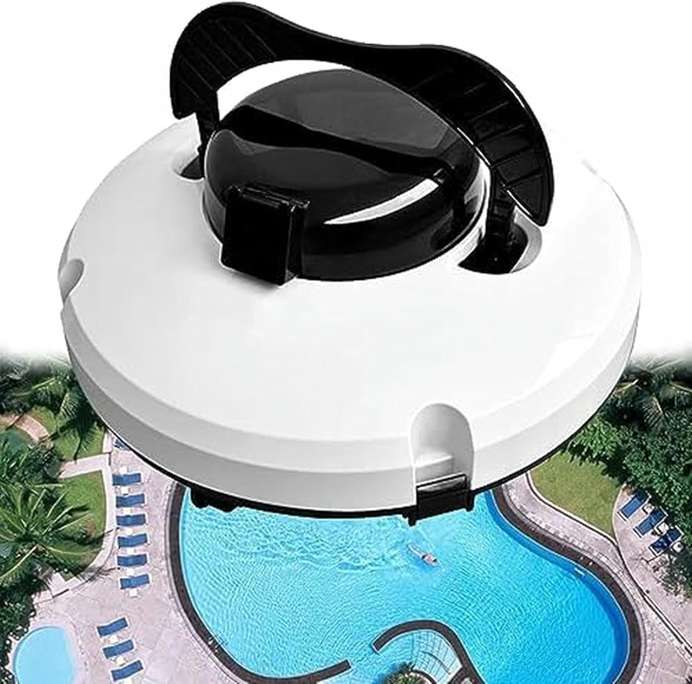 Automatic Pool Cleaner | Cordless Rechargeable Robot Vacuum with 120 Minute Runtime for Efficient Pool Floor Cleaning