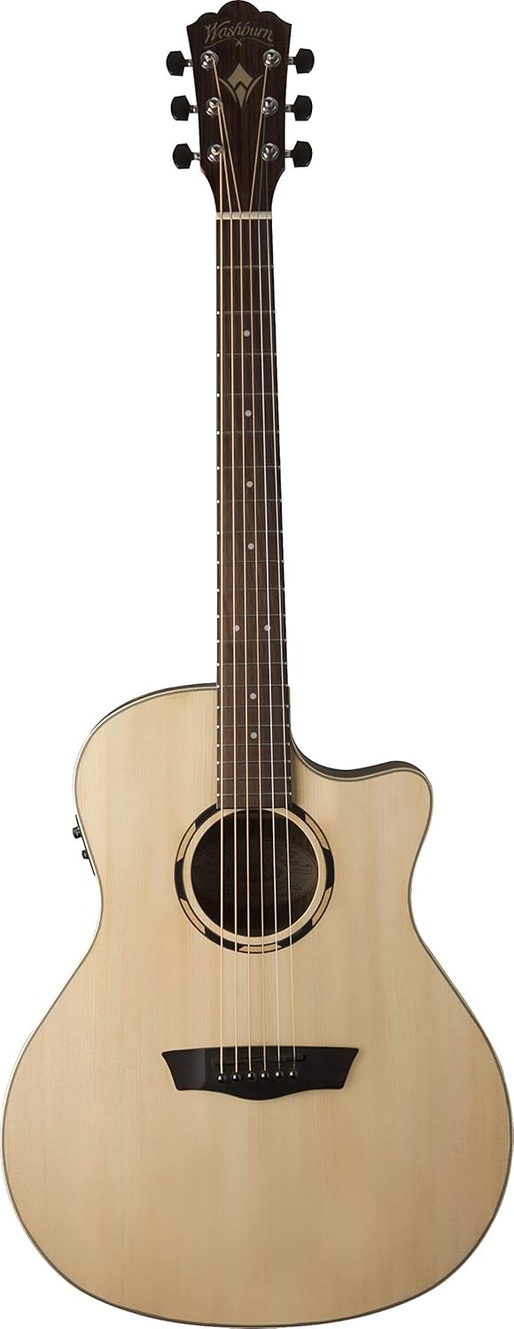 Other Woodline 20 Series 6 String Acoustic-Electric Guitar, Right, Natural (Other)