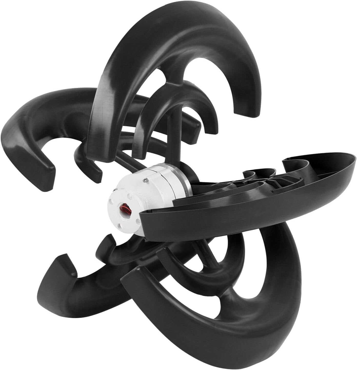 CHRISK 2000W 5 Blade Wind Turbine Kit 12V/24V Vertical Axis Wind Turbine Small Windmill with MPPT Controller