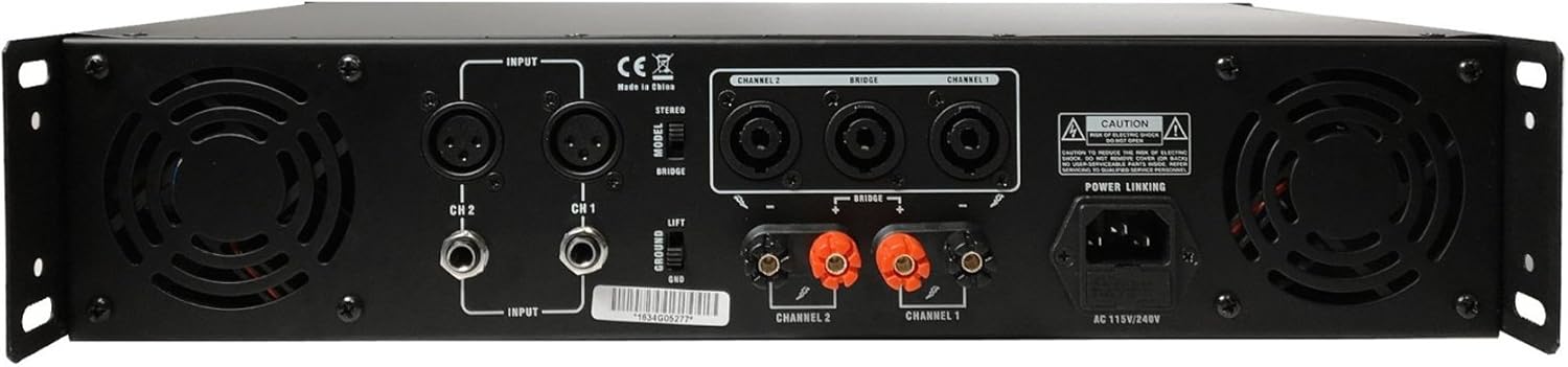 Gemini GPA-2500 3000W Professional DJ Power Amplifier