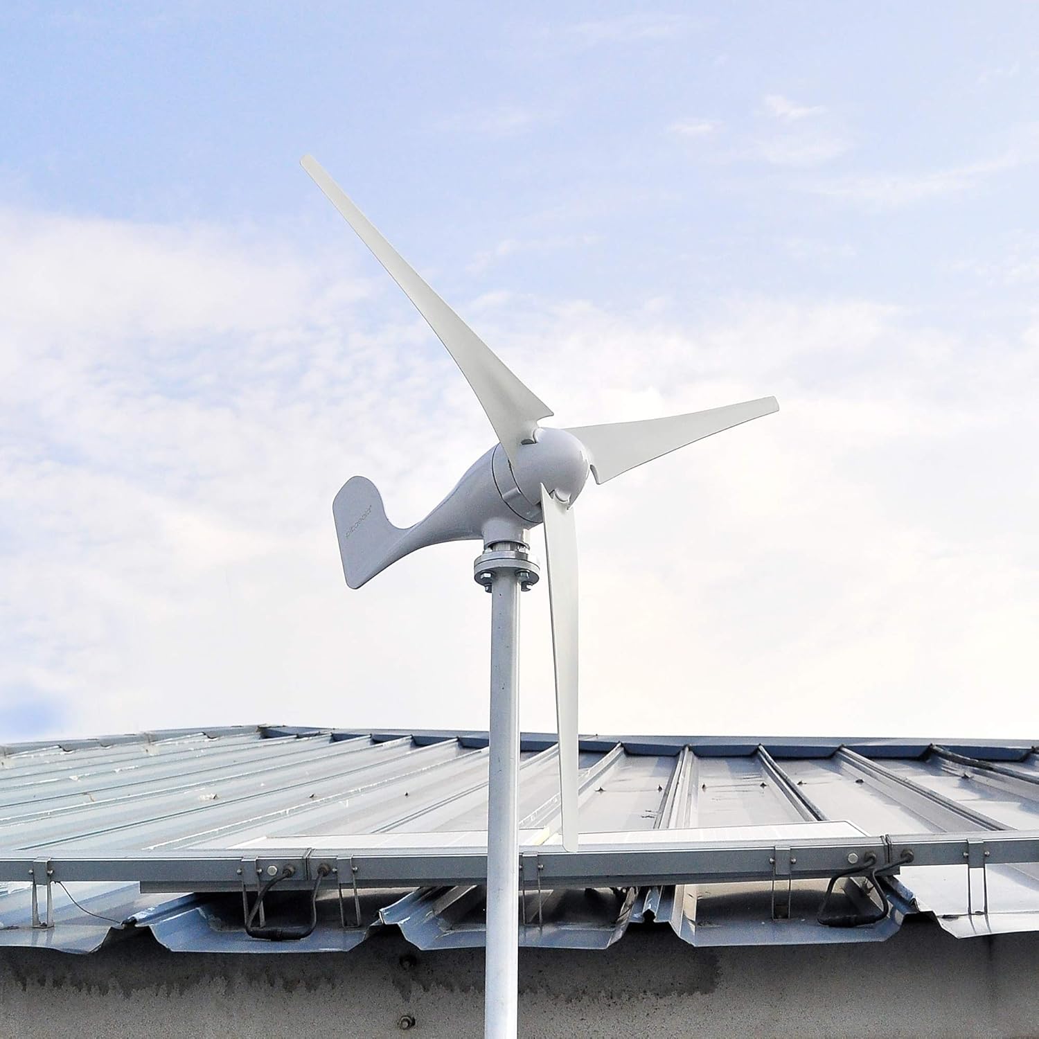 Pikasola 400W Wind Turbine Generator AC 12Volt Economy 3 Blades Windmill for Wind Solar Hybrid System 2.5m/s Start Wind Speed,400w Windmill Generator for Home