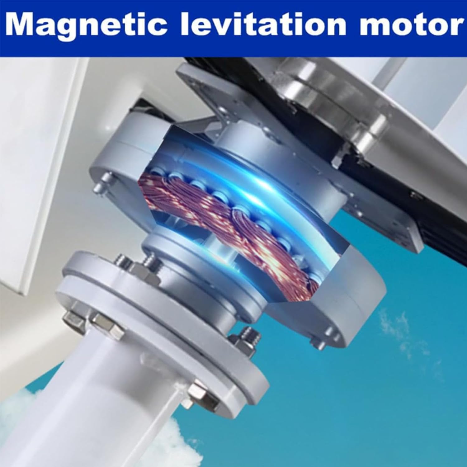 Low Noise 12V 48V 24V 220V Free Energy Wind Turbine Alternator 14000W Wind Power Generator, with MPPT Controller for Solar Hybrid System