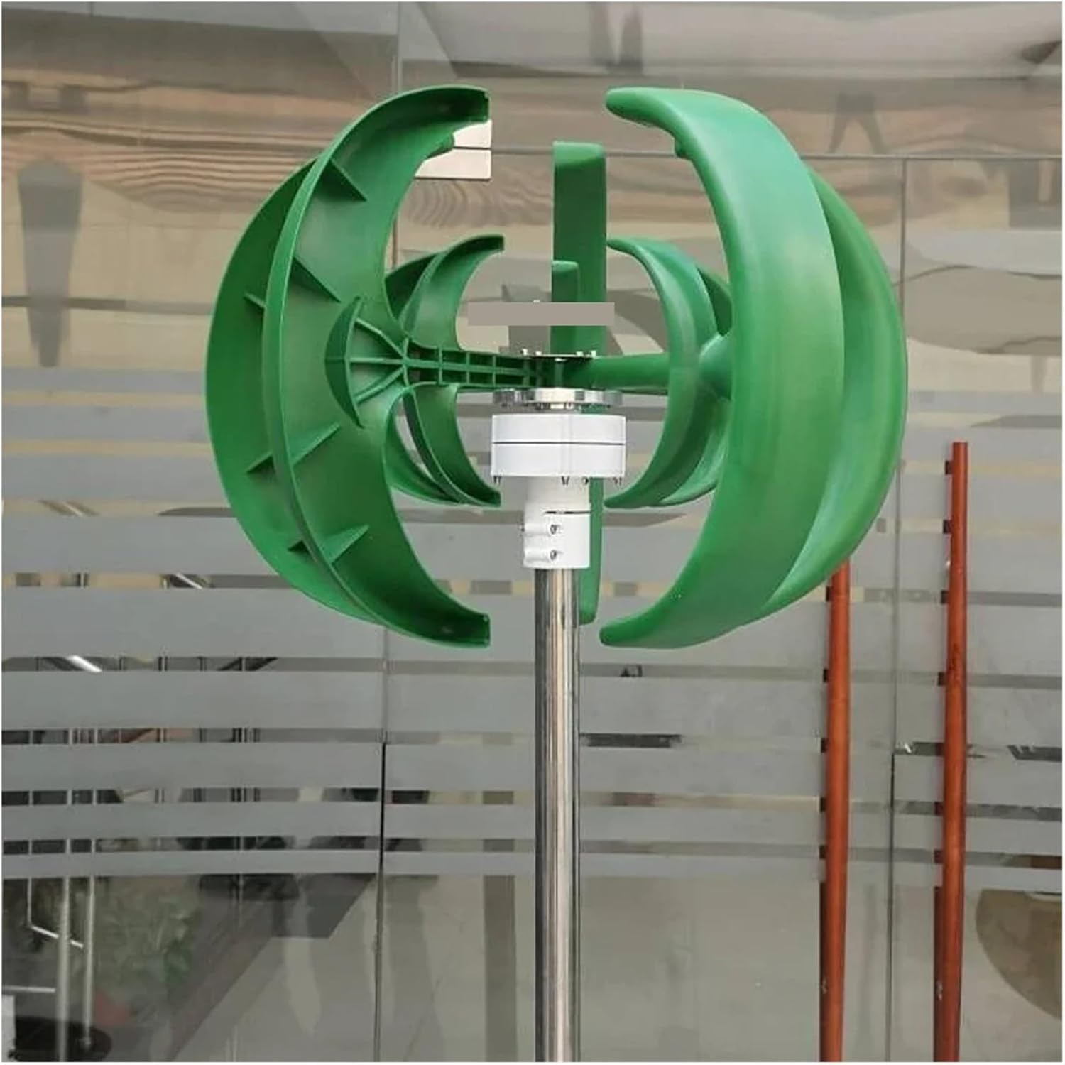 3000W 5000W 10000W Small Vertical Axis Wind Turbine Generator 8KW 12V 24V 48V Low Noise Windmill with MPPT for Farm RV Low Starting Speed for Home(White,24V_5KW)