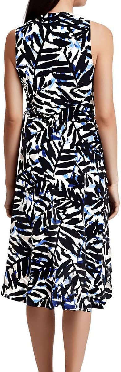 Anne Klein Womens Jenna Drawstring Dress