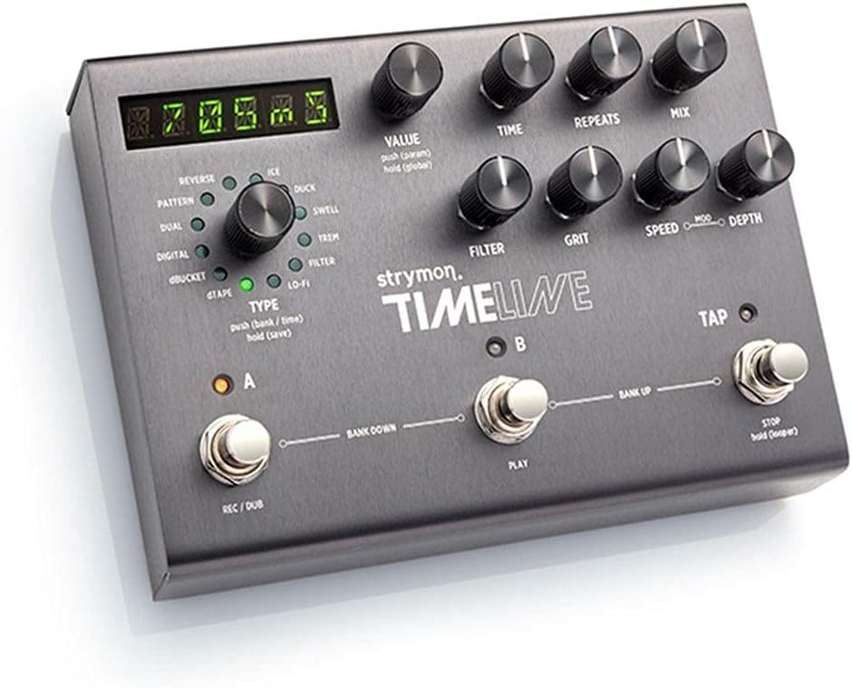 Strymon TimeLine Guitar Delay Pedal with 12 Unique Delay Machines for Electric and Acoustic Guitar, Synths, Vocals and Keyboards​​