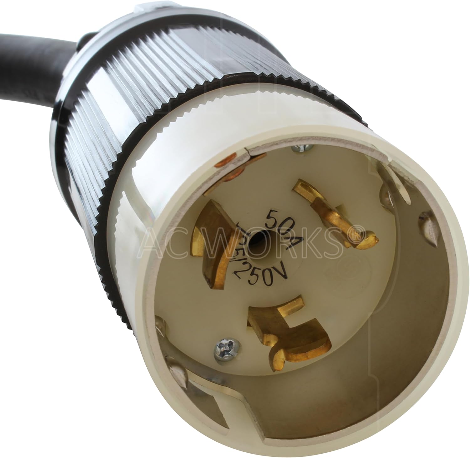 New AC WORKS [TESS2] SOOW 6/4 CS6365/ CS6364 Temp Power 50A Generator Cord (25)