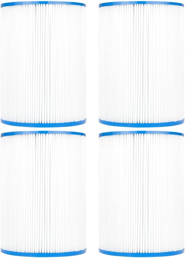 Clear Choice Pool Spa Filter 7.00 Dia x 9.81 in Cartridge Replacement for Hayward Star-Clear C-250 CX250RE Baleen AK-6074, [4-Pack]