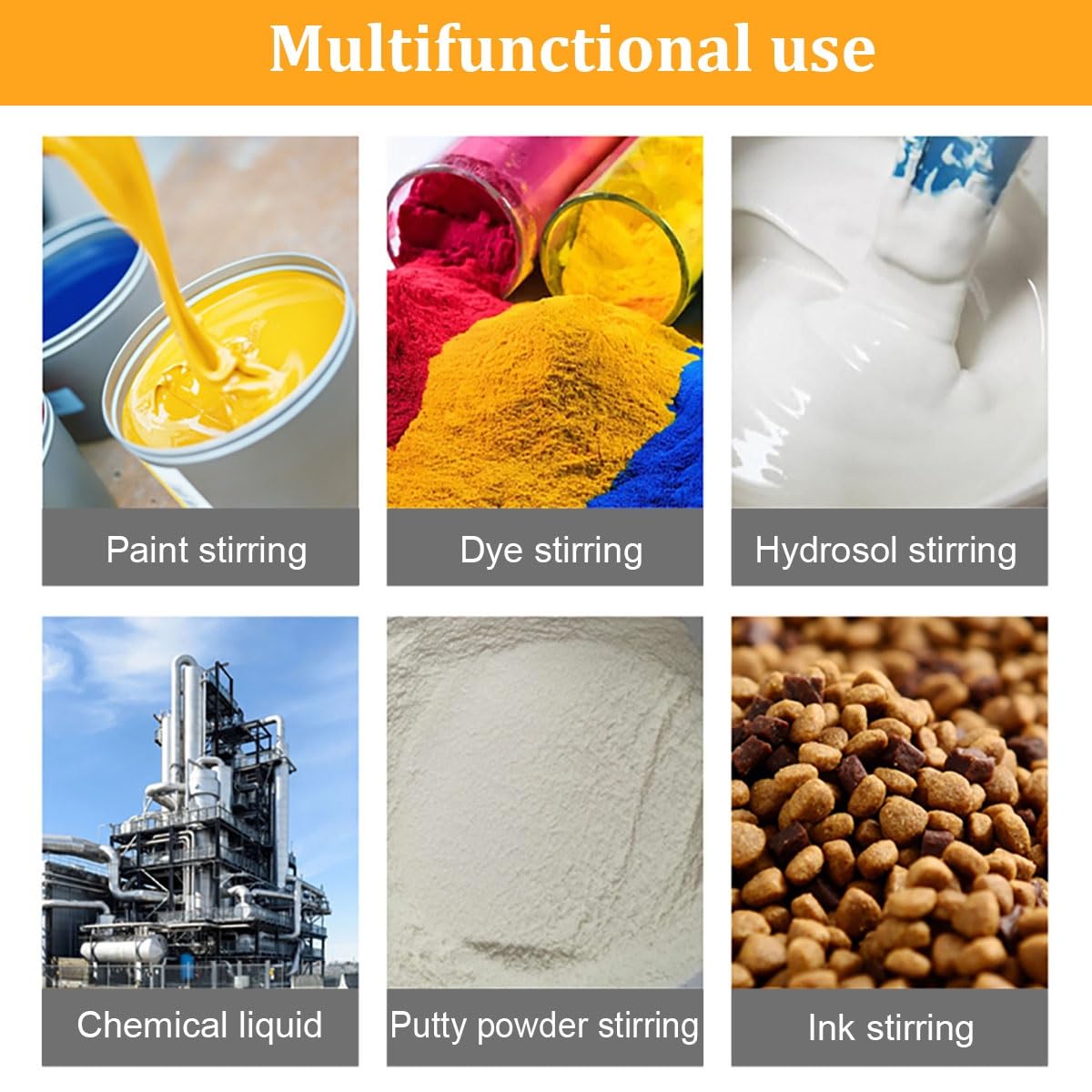 55 Gallon Pneumatic Mixer Air Powered Drum Stirrer, Automatic Paint Stirring Machine, Industrial Pneumatic Mixing Machine, for Paint, Fluids, Manufacturing, Labs, Industrial Use(50 Gallon)